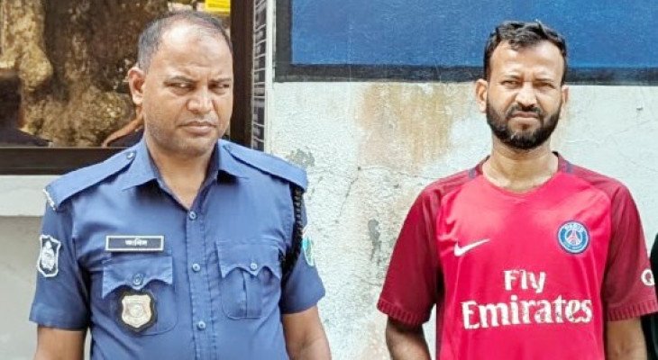 থানায় অভিযোগের মীমাংসায় তদবির করতে গিয়ে যুবলীগ নেতা গ্রেপ্তার